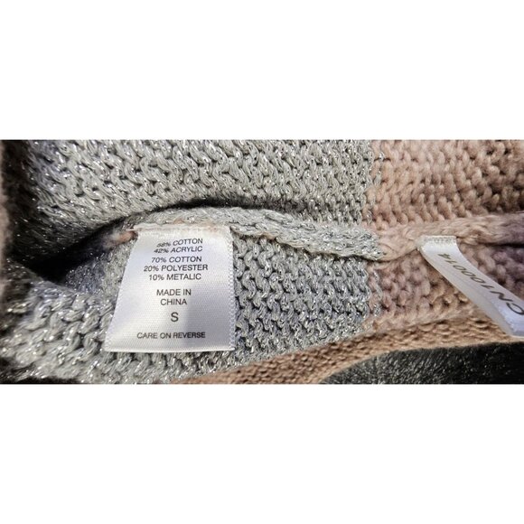 New York & Company Knit Sweater - Dusty Rose & Metallic Color - Size Small - NWT - Picture 7 of 8